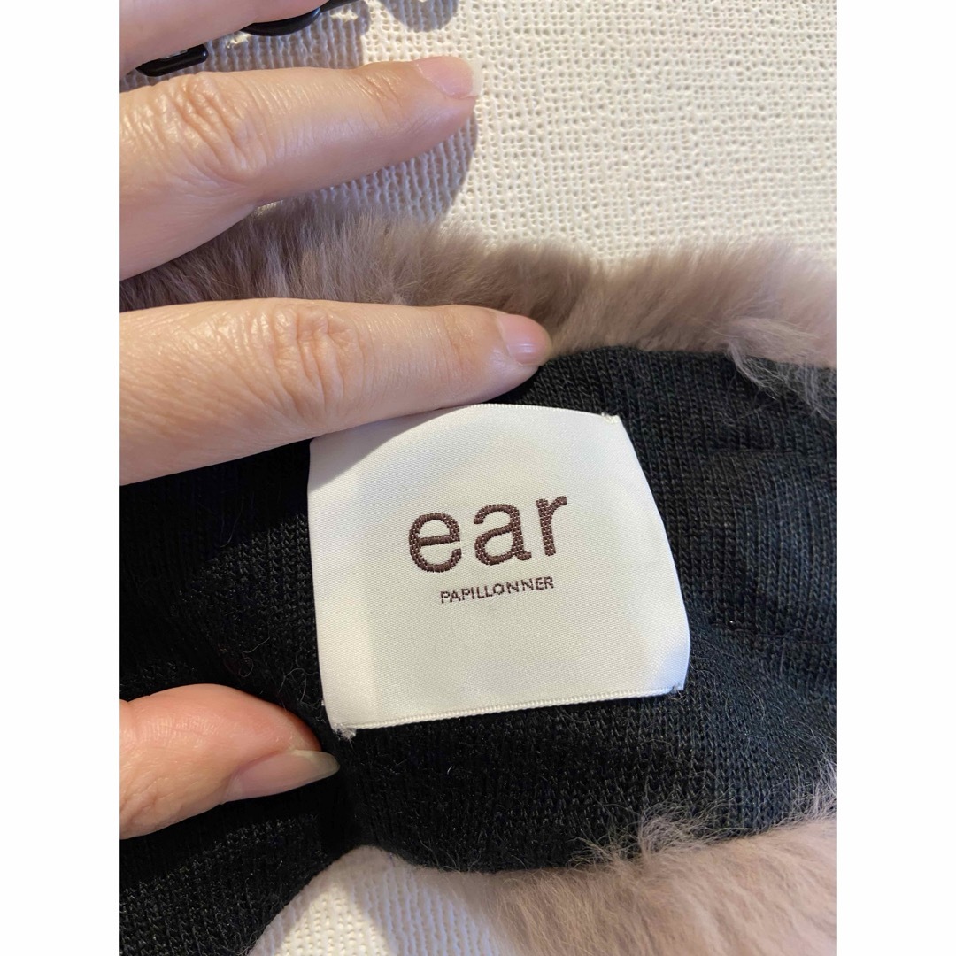 ear PAPILLONNER(イアパピヨネ)のイアパピヨネ　ファーマフラー レディースのファッション小物(マフラー/ショール)の商品写真