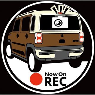 スズキ　ハスラー　アーバンブラウン　ドラレコ　ドライブレコーダー　ステッカー(車外アクセサリ)