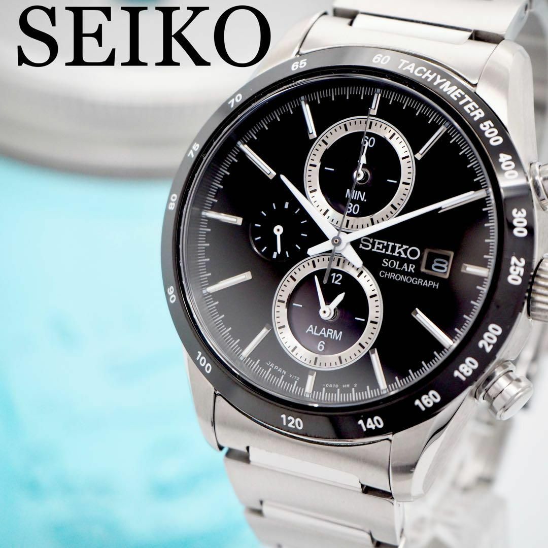 特別オファー 555【美品】SEIKO セイコー時計 メンズ腕時計 クロノ