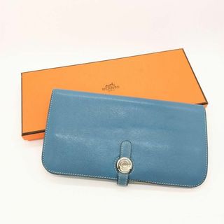 エルメス(Hermes)の美品 HERMES エルメス ドゴンロング 長財布 レディース メンズ ブランド(財布)