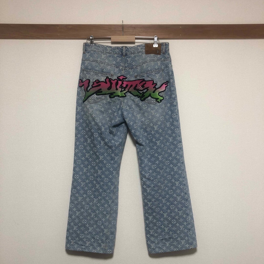 LOUIS VUITTON - Louis Vuitton 22SS バギーデニムパンツ の通販 LOUIS VUITTON - Louis Vuitton 22SS バギーデニムパンツ の通販