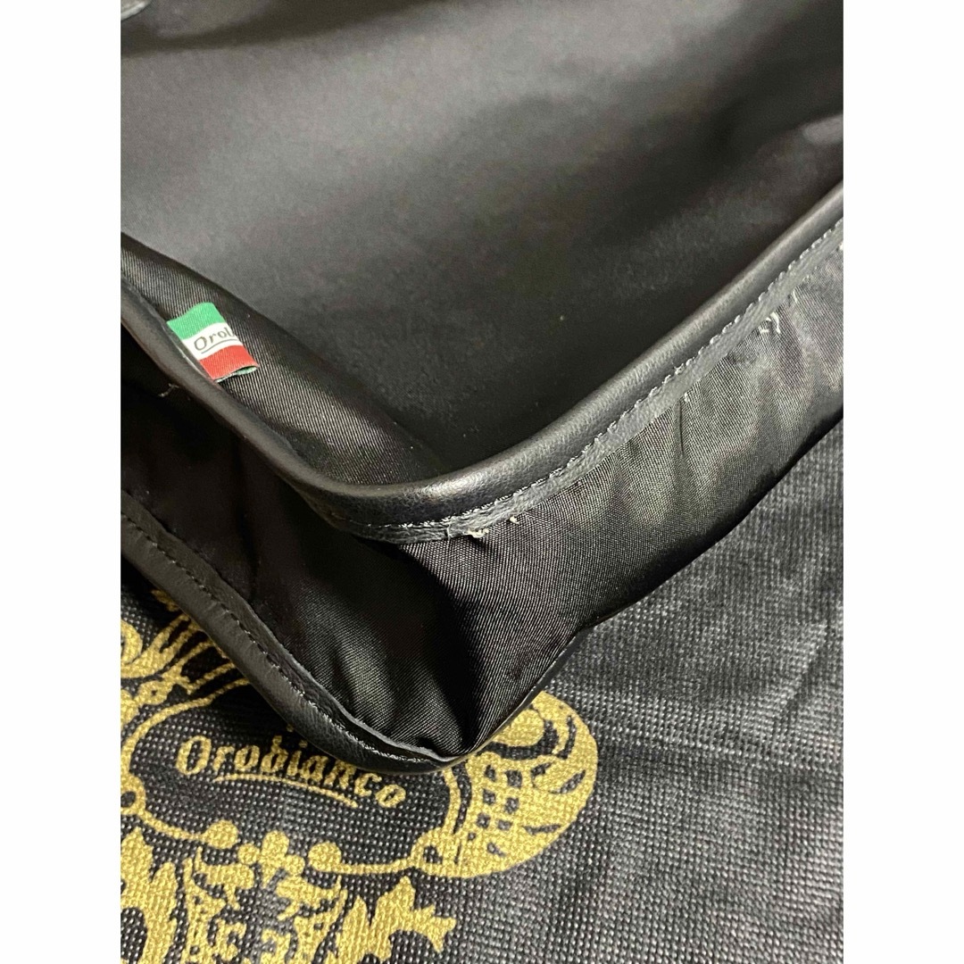 Orobianco(オロビアンコ)のオロビアンコ ビジネスバッグ ブリーフケース ブラック 美品 メンズのバッグ(ビジネスバッグ)の商品写真