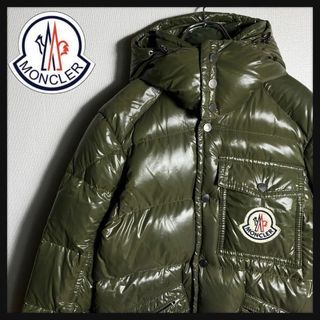 モンクレール(MONCLER)の【人気モデル】モンクレール　ダウンジャケット　K2　緑　グリーン 　サイズ1(ダウンジャケット)