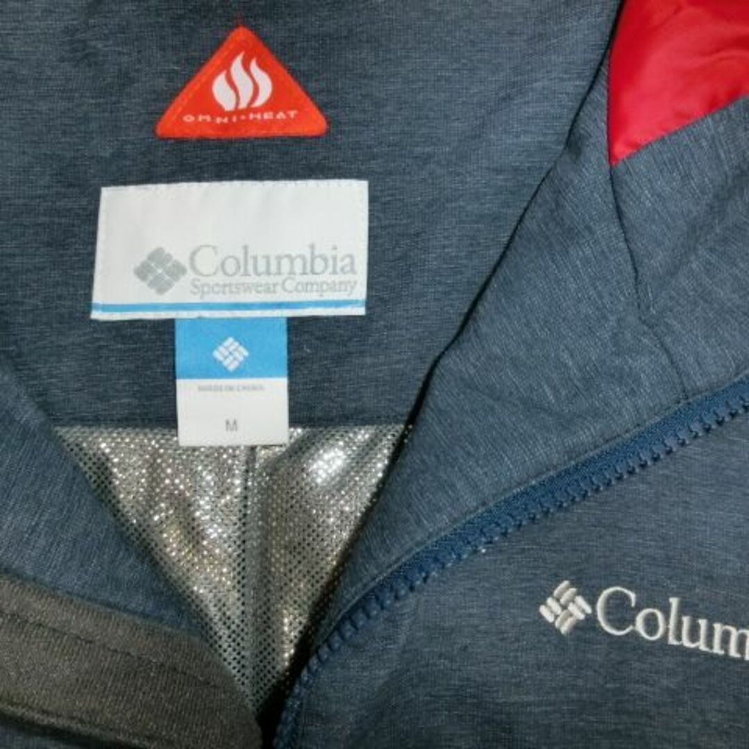 Columbia(コロンビア)の【美品】コロンビア M オムニヒート ジャケット 杢ネイビー メンズのジャケット/アウター(その他)の商品写真