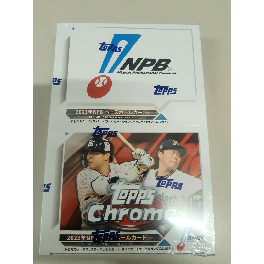 エンタメ/ホビー⚾2023 topps NPB BOWMAN CHROME 1BOXシュリンク付