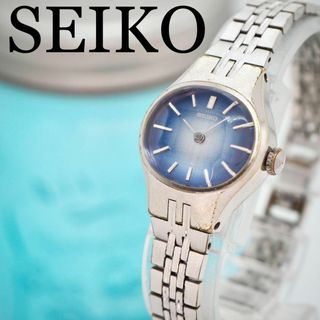 607 SEIKO セイコー時計　カットガラス　手巻き　希少　レディース腕時計