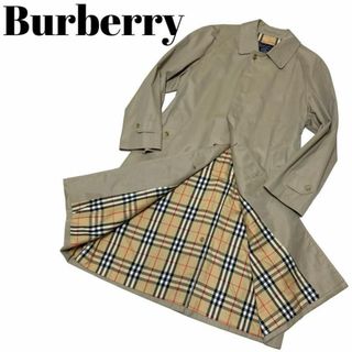 バーバリー(BURBERRY)の【高級】BURBERRY ステンカラーコート ノバチェック OLD ヴィンテージ(ステンカラーコート)