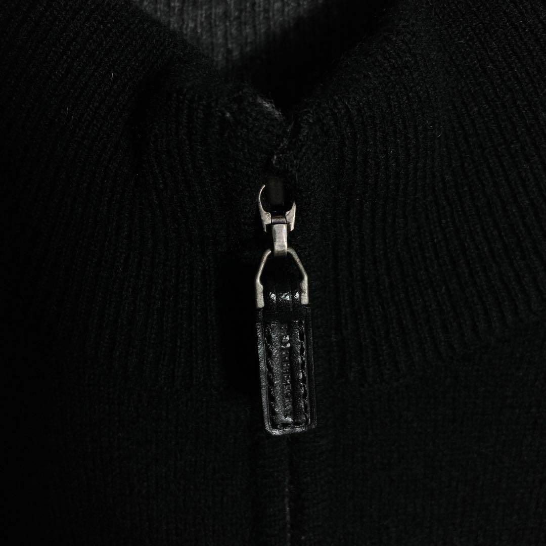 【美品】バーバリーロンドン　ハーフジップニット　刺繍　セーター　即完売モデル