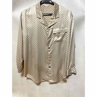 古着 水玉 シャツ 柄シャツ(シャツ)