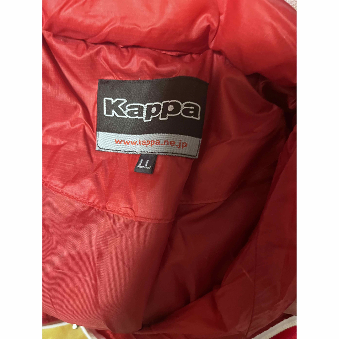 Kappa(カッパ)のkappa ダウンジャケット　アウター　赤 メンズのジャケット/アウター(ダウンジャケット)の商品写真