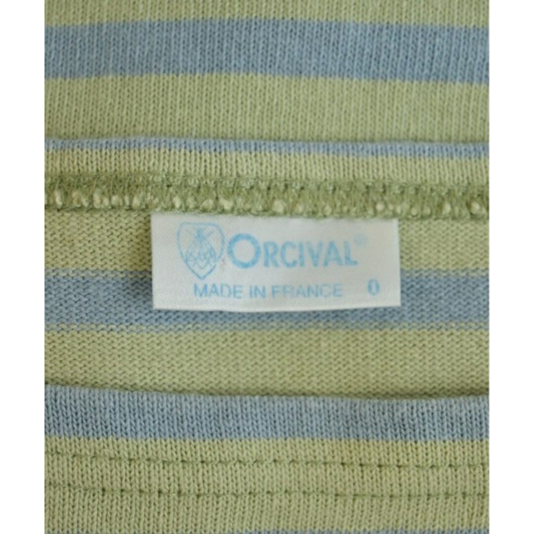 ORCIVAL(オーシバル)のORCIVAL オーシバル Tシャツ・カットソー 0(S位) 緑x青(ボーダー) 【古着】【中古】 レディースのトップス(カットソー(半袖/袖なし))の商品写真