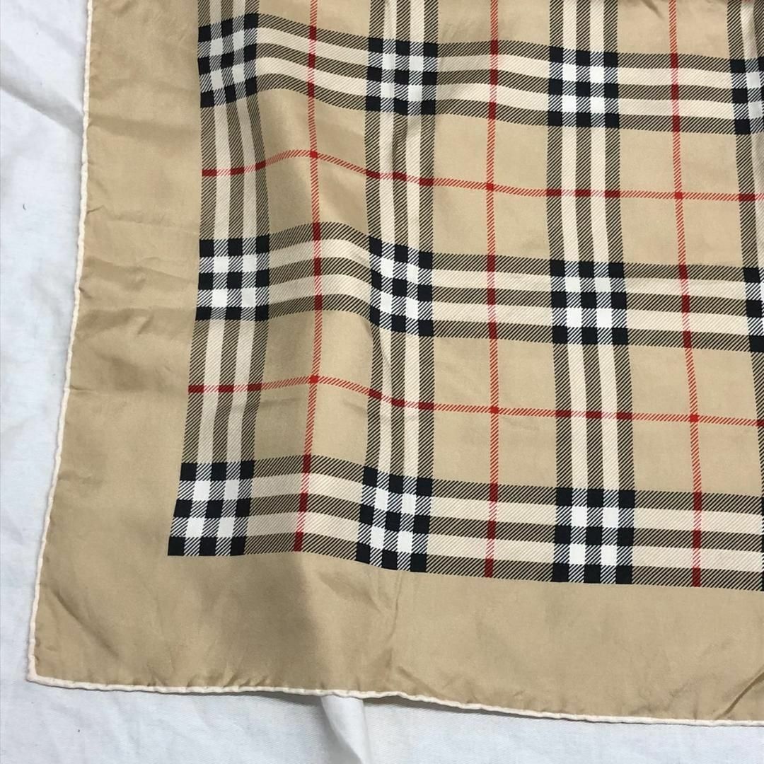 BURBERRY(バーバリー)のBURBERRY バーバリー チェック柄 バンダナ スカーフ 小物 ブランド レディースのファッション小物(バンダナ/スカーフ)の商品写真