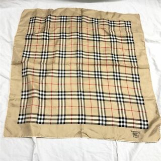 バーバリー(BURBERRY)のBURBERRY バーバリー チェック柄 バンダナ スカーフ 小物 ブランド(バンダナ/スカーフ)