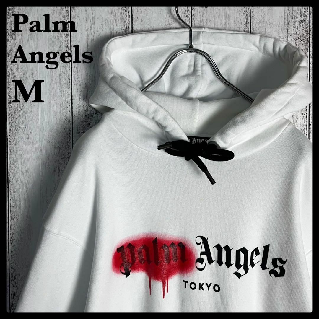 PALM ANGELS - 【鑑定済み】パームエンジェルス☆スプレーロゴ