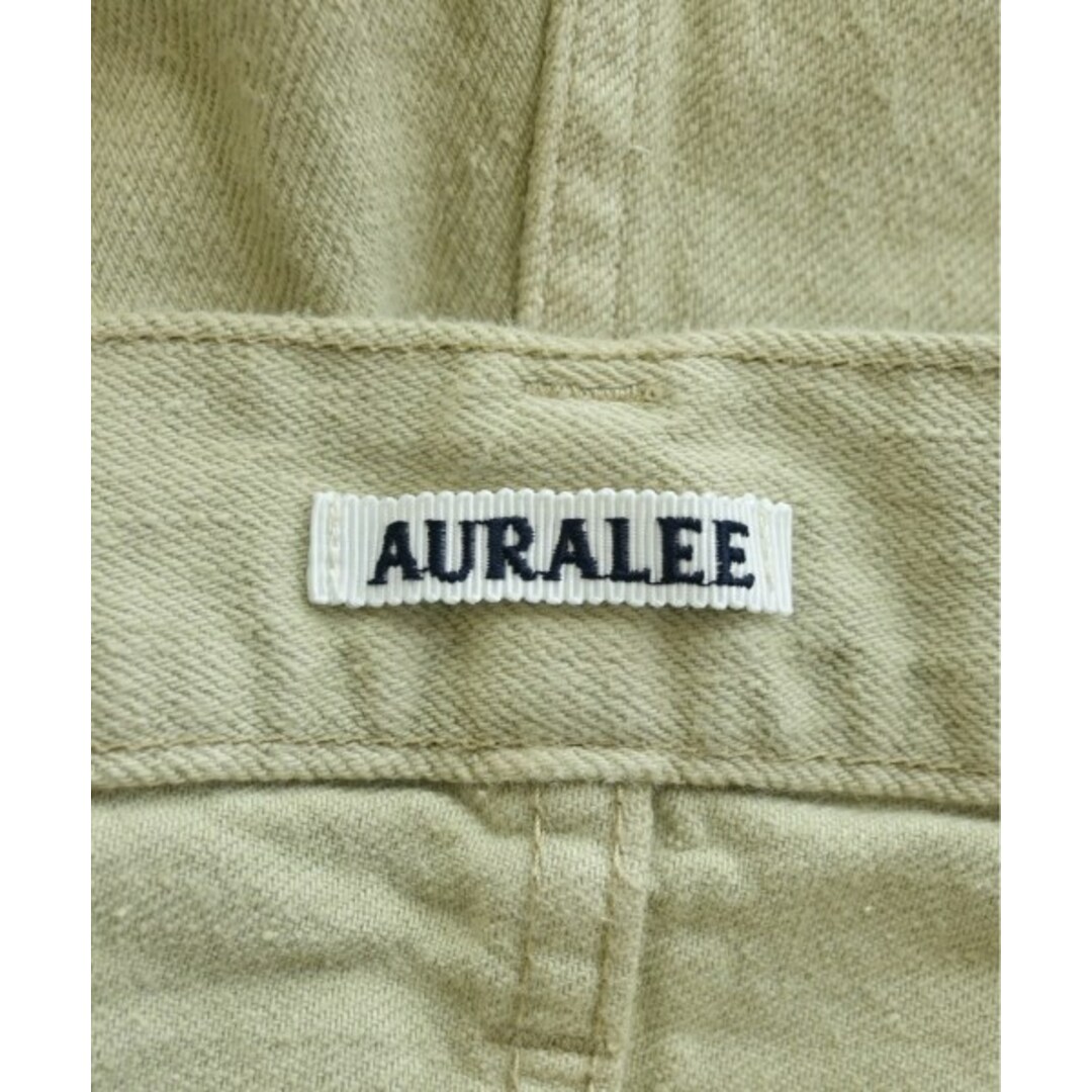 AURALEE(オーラリー)のAURALEE オーラリー デニムパンツ 4(M位) カーキ系 【古着】【中古】 メンズのパンツ(デニム/ジーンズ)の商品写真