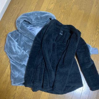 アズールバイマウジー(AZUL by moussy)のAZULbymoussy  ボアコート セット(ニットコート)