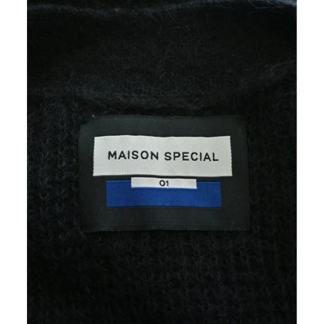 MAISON SPECIAL(メゾンスペシャル)のMAISON SPECIAL メゾンスペシャル カーディガン 1(S位) 黒 【古着】【中古】 メンズのトップス(カーディガン)の商品写真