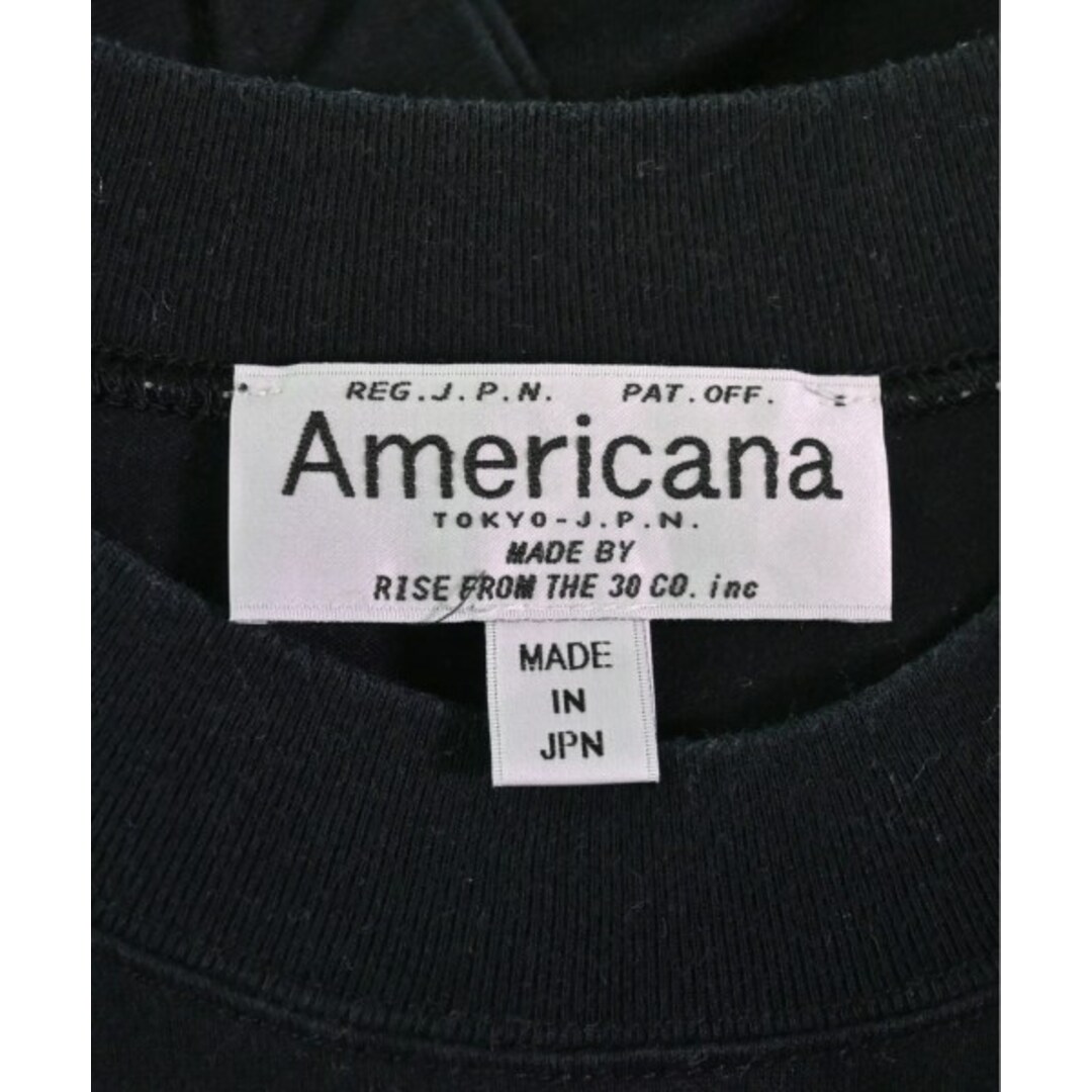AMERICANA(アメリカーナ)のAmericana アメリカーナ ワンピース -(M位) 黒 【古着】【中古】 レディースのワンピース(ひざ丈ワンピース)の商品写真