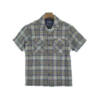 ペンドルトン(PENDLETON)のPENDLETON ペンドルトン カジュアルシャツ S 青系x茶系(チェック) 【古着】【中古】(シャツ/ブラウス(長袖/七分))