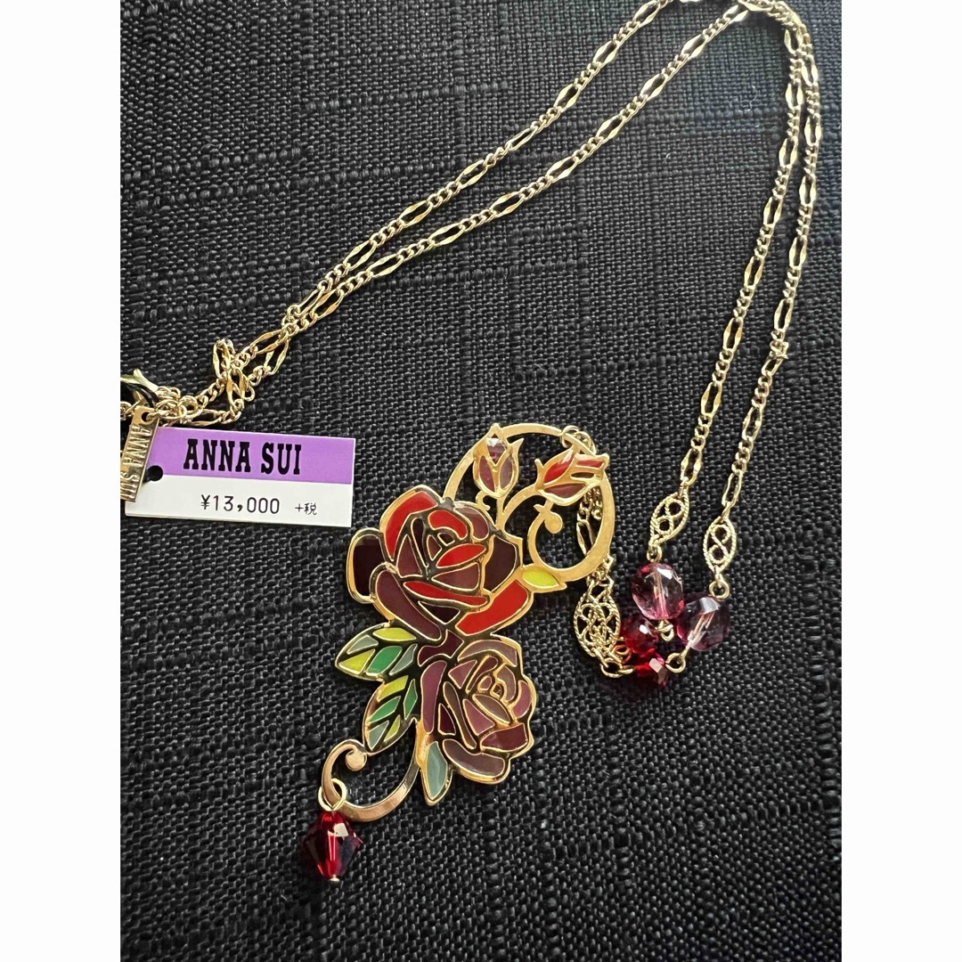 ANNA SUI(アナスイ)の新品タグ付●ANNA SUI 薔薇モチーフ ネックレス レディースのアクセサリー(ネックレス)の商品写真