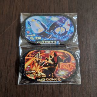 ポケモン(ポケモン)の【未使用】メザスタGS2弾　スーパースター　ゲンシカイオーガ　ゲンシグラードン(その他)
