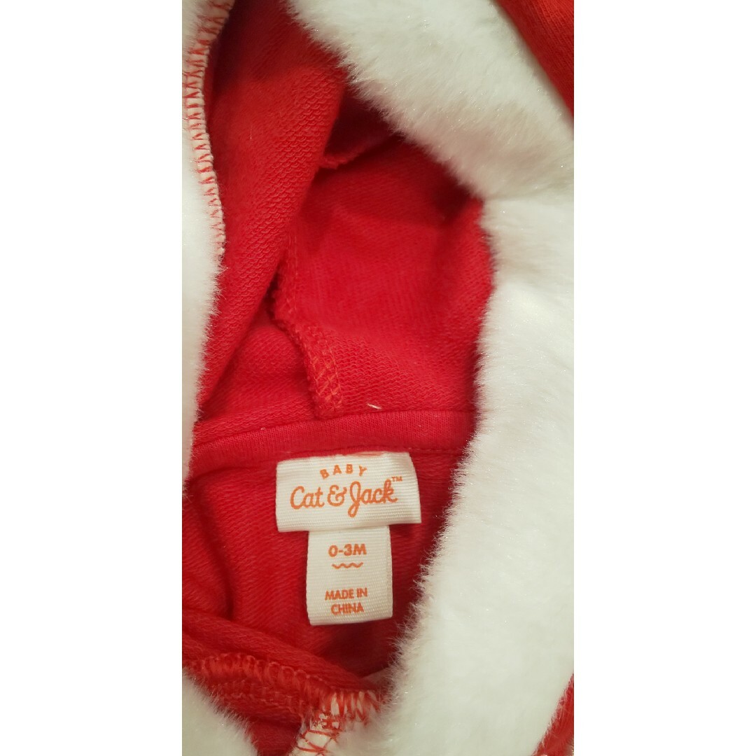 🎅新品・未使用🎄ベビー用 クリスマスロンパース キッズ/ベビー/マタニティのベビー服(~85cm)(ロンパース)の商品写真