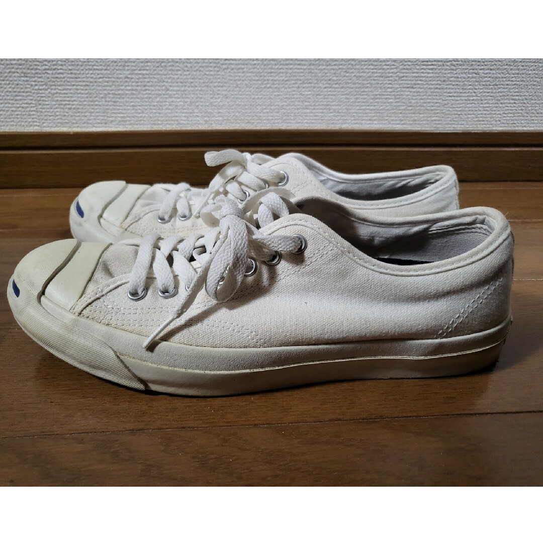 CONVERSE(コンバース)のCONVERSE JACK PURCELL WHITE/27.0cm/美品 メンズの靴/シューズ(スニーカー)の商品写真