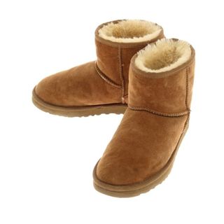 アグ(UGG)の【中古】アグ UGG クラシックミニ 5854 ムートンブーツ ブラウン【サイズW8】【ユニセックス】(ブーツ)