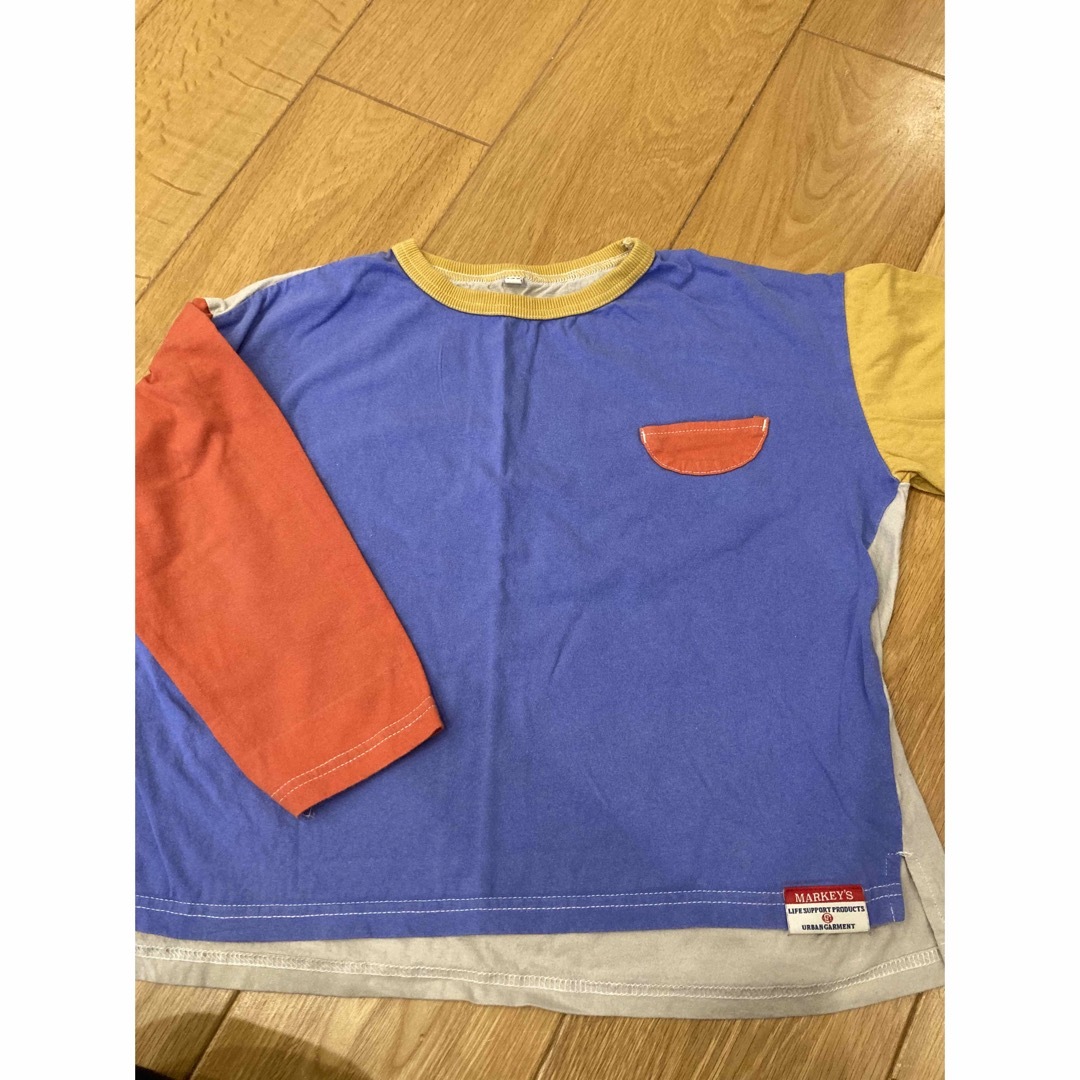 MARKEY'S(マーキーズ)の130サイズ　トレーナーandロンT ３枚セット キッズ/ベビー/マタニティのキッズ服男の子用(90cm~)(Tシャツ/カットソー)の商品写真