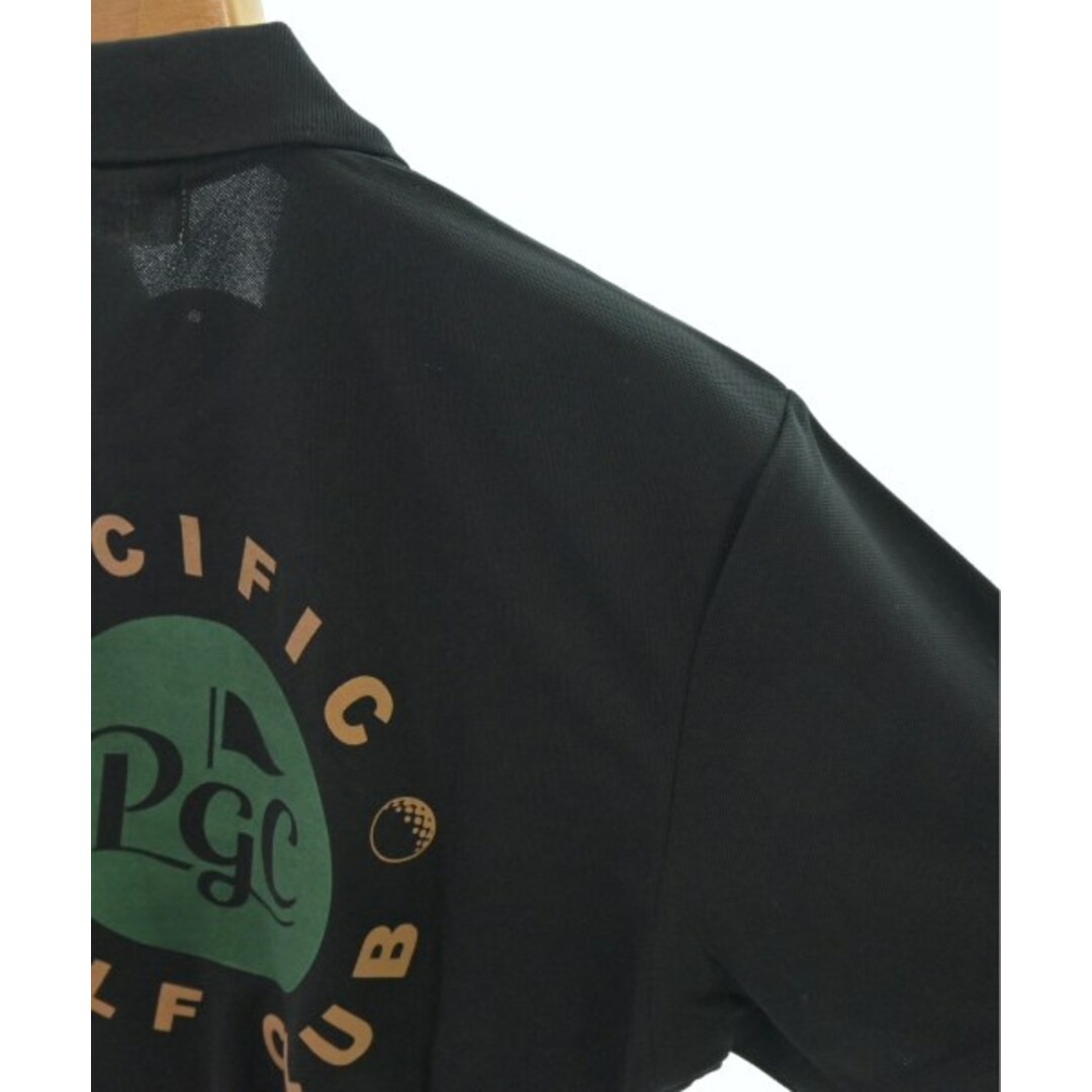 Pacific GOLF CLUB パシフィックゴルフクラブ ポロシャツ S 黒 Pacific GOLF CLUB パシフィックゴルフクラブ ポロシャツ S 黒