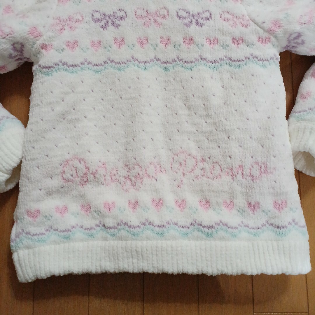 mezzo piano(メゾピアノ)の【mezzo piano】 ボアコート　 140 キッズ/ベビー/マタニティのキッズ服女の子用(90cm~)(ジャケット/上着)の商品写真