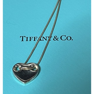ティファニー(Tiffany & Co.)のティファニーハートトップ　スネークチェーン　ネックレス(ネックレス)