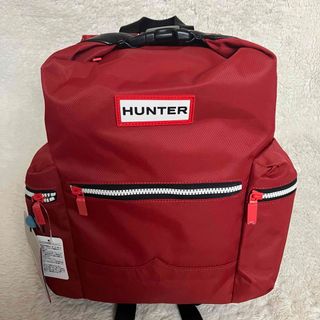 ハンター(HUNTER)の【新品】【定価19800円】 HUNTER ハンター  バックパック　レッド(リュック/バックパック)