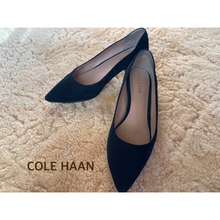 コールハーン(Cole Haan)の【美品】COLE HAAN コールハーン（24cm）スウェードパンプス(ハイヒール/パンプス)