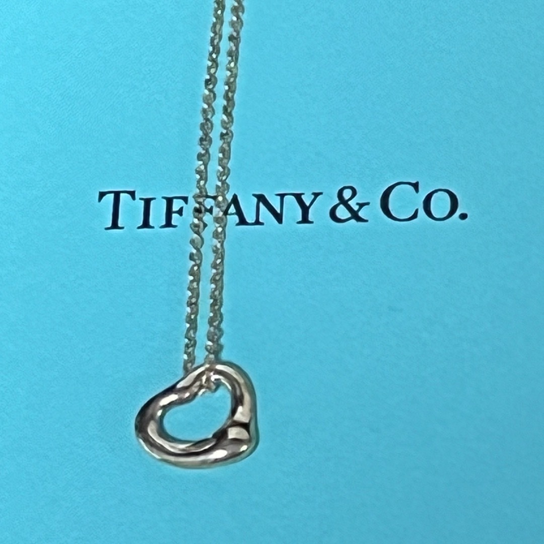 Tiffany & Co.(ティファニー)のTIFFANY&Co. オープンハート　ネックレス925 ティファニー　 レディースのアクセサリー(ネックレス)の商品写真