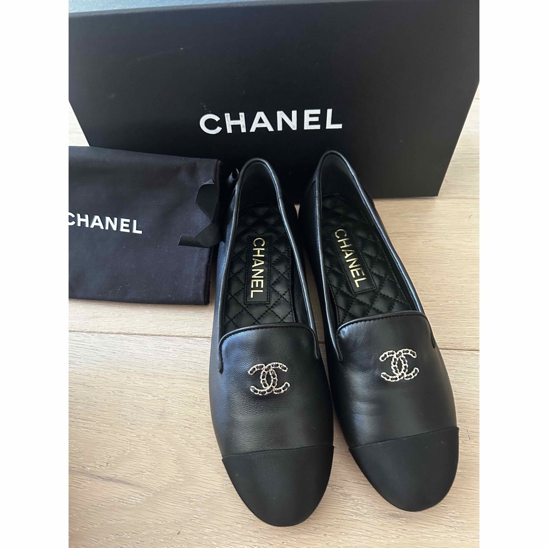 靴/シューズCHANEL シャネル　フラットシューズ　バレエシューズ