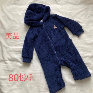 ポロ(POLO（RALPH LAUREN）)のPOLO Baby フリースくま耳カバーオール 80cm(カバーオール)