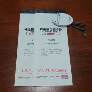 【最新】U.S.M.H.株主優待券 6,000円分(ショッピング)