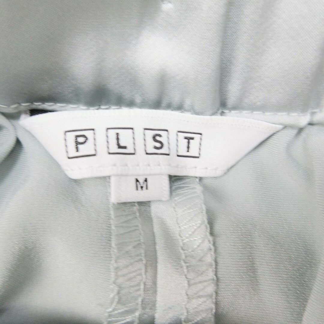 PLST(プラステ)の美品 プラステ PLST サテン ワイド パンツ イージーウエスト ストレート レディースのパンツ(その他)の商品写真