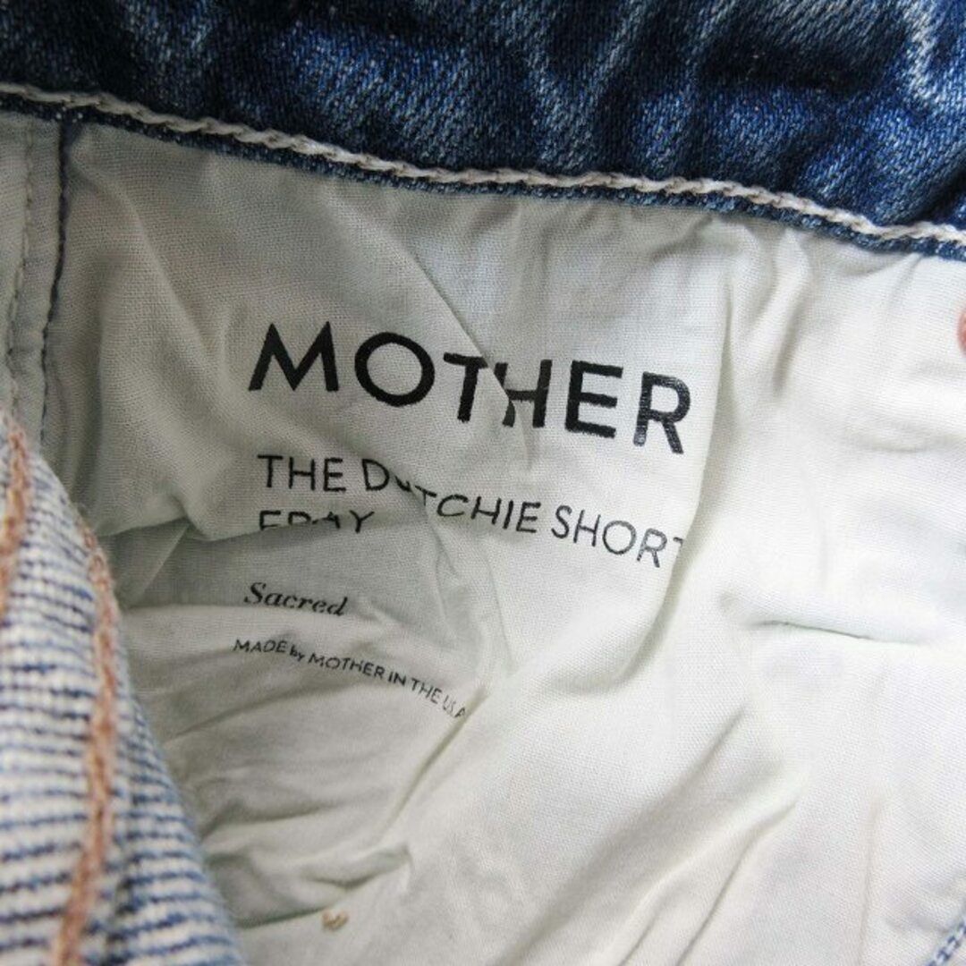 mother(マザー)のマザー mother THE DUTCHIE SHORT ショート デニムパンツ レディースのパンツ(デニム/ジーンズ)の商品写真