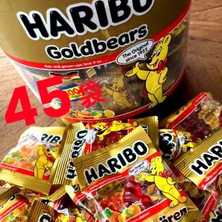 コストコ(コストコ)の《コストコ購入品》HARIBO  ハリボー  ミニゴールドベアドラム  45袋(菓子/デザート)