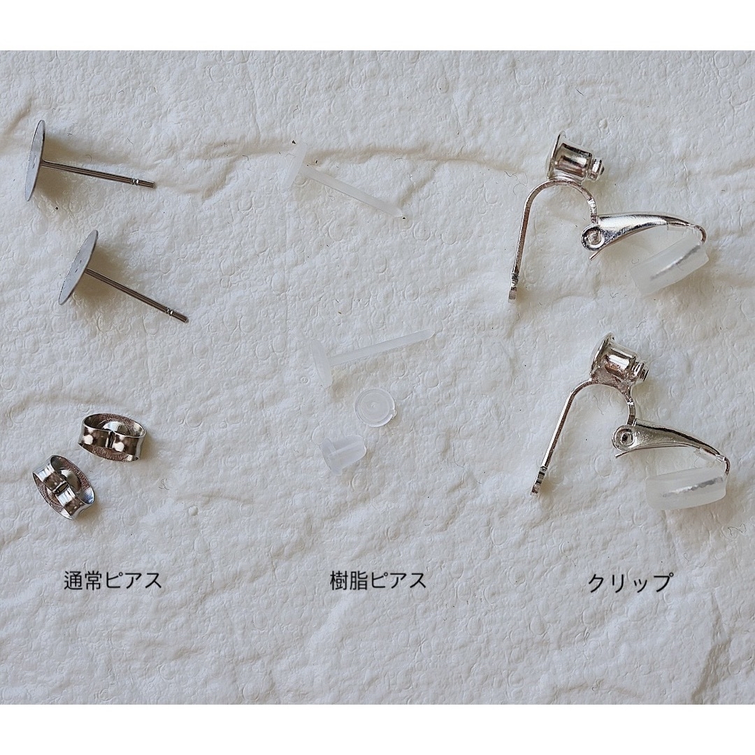 【 ﾋﾟｱｽ 】silver ×  ❤︎⠀シルバー / ハート / 小さめ ハンドメイドのアクセサリー(ピアス)の商品写真