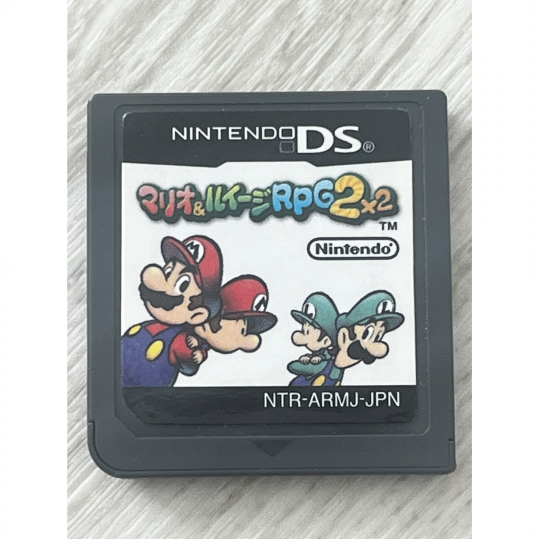 Nintendo DS マリオ＆ルイージ RPG2×2 DSソフト エンタメ/ホビーのゲームソフト/ゲーム機本体(家庭用ゲームソフト)の商品写真