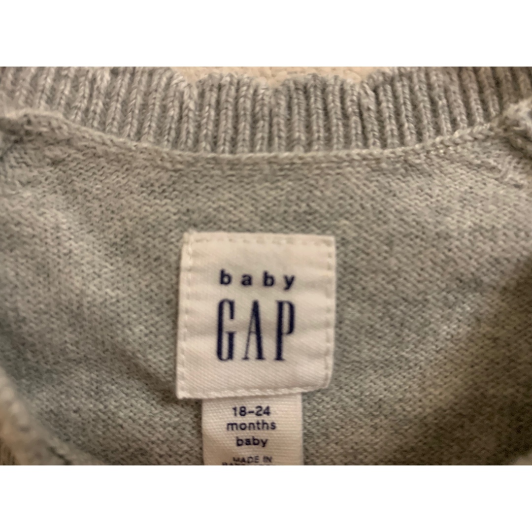 GAP(ギャップ)のGAPベビー　美品　カーディガン　90cm キッズ/ベビー/マタニティのキッズ服女の子用(90cm~)(カーディガン)の商品写真