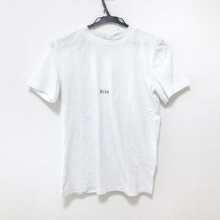 希少white✨ MSGM 定番ロゴプリントTシャツ レディースXS.S.M