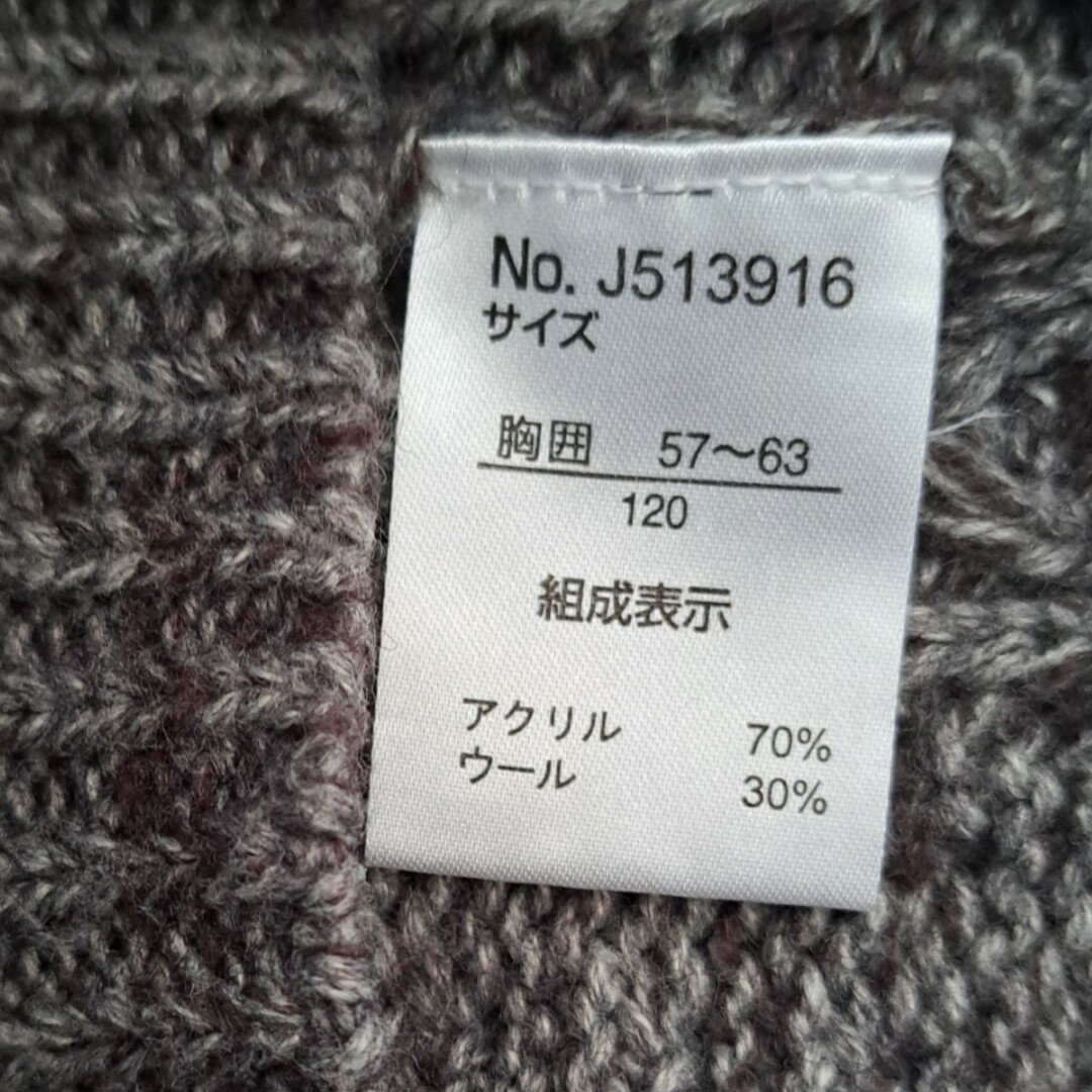 F.O.KIDS(エフオーキッズ)の1度のみ着用★極美品F・O・インターナショナルBREEZE　120セーターニット キッズ/ベビー/マタニティのキッズ服男の子用(90cm~)(ニット)の商品写真