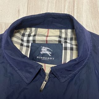 バーバリー(BURBERRY)の【Burberry】スウィングトップ　同色ロゴ　ブルゾン　ジャケット　(ブルゾン)