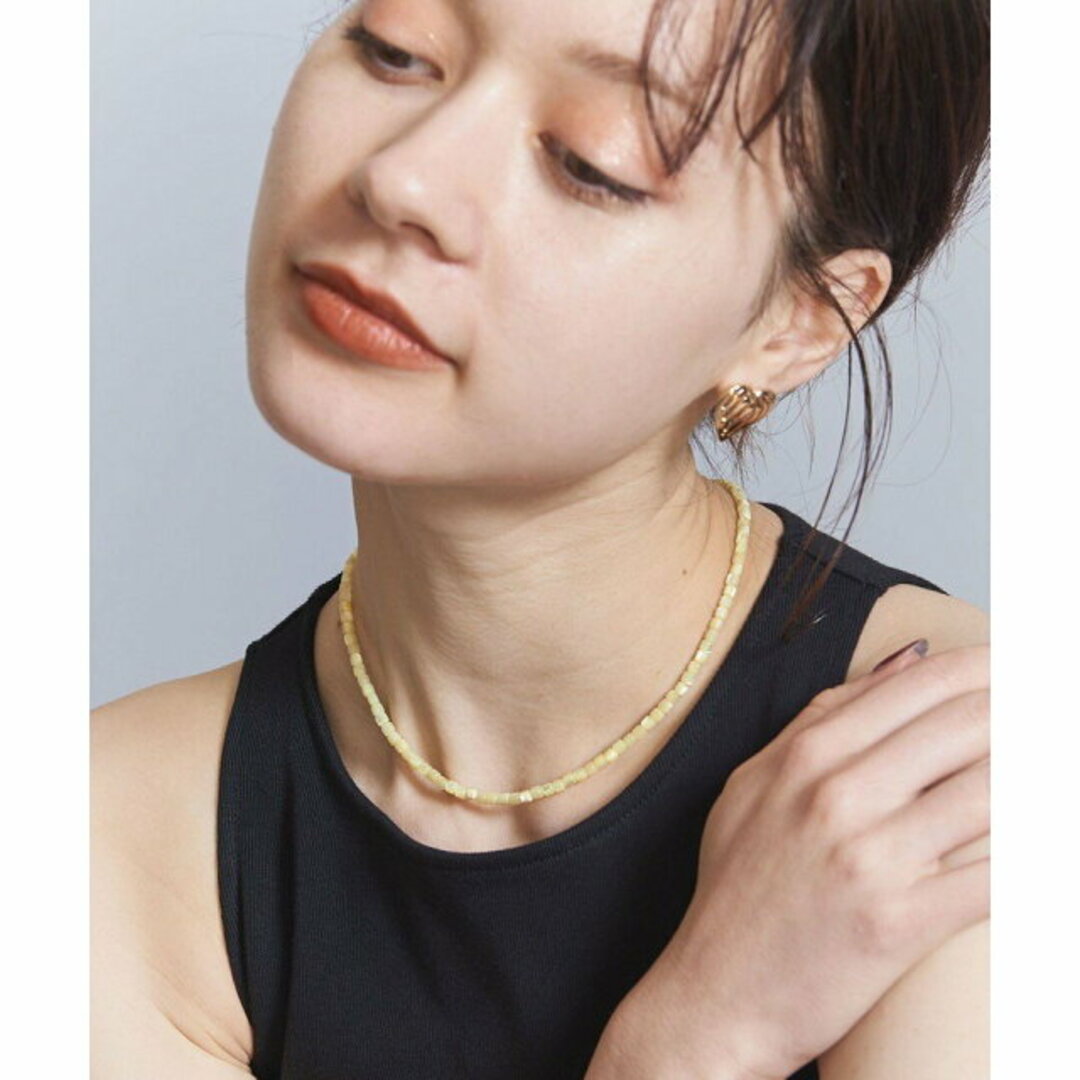 BEAUTY&YOUTH UNITED ARROWS(ビューティアンドユースユナイテッドアローズ)の【YELLOW】シェル ネックレス レディースのアクセサリー(ネックレス)の商品写真