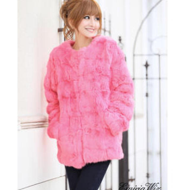 EmiriaWiz(エミリアウィズ)の❤︎ロングラビットファーコート❤︎ レディースのジャケット/アウター(毛皮/ファーコート)の商品写真