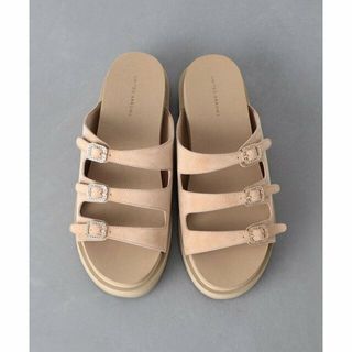 ユナイテッドアローズ(UNITED ARROWS)の【BEIGE】3ライン スエード ミュール(その他)